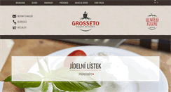 Desktop Screenshot of grosseto.cz
