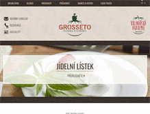 Tablet Screenshot of grosseto.cz